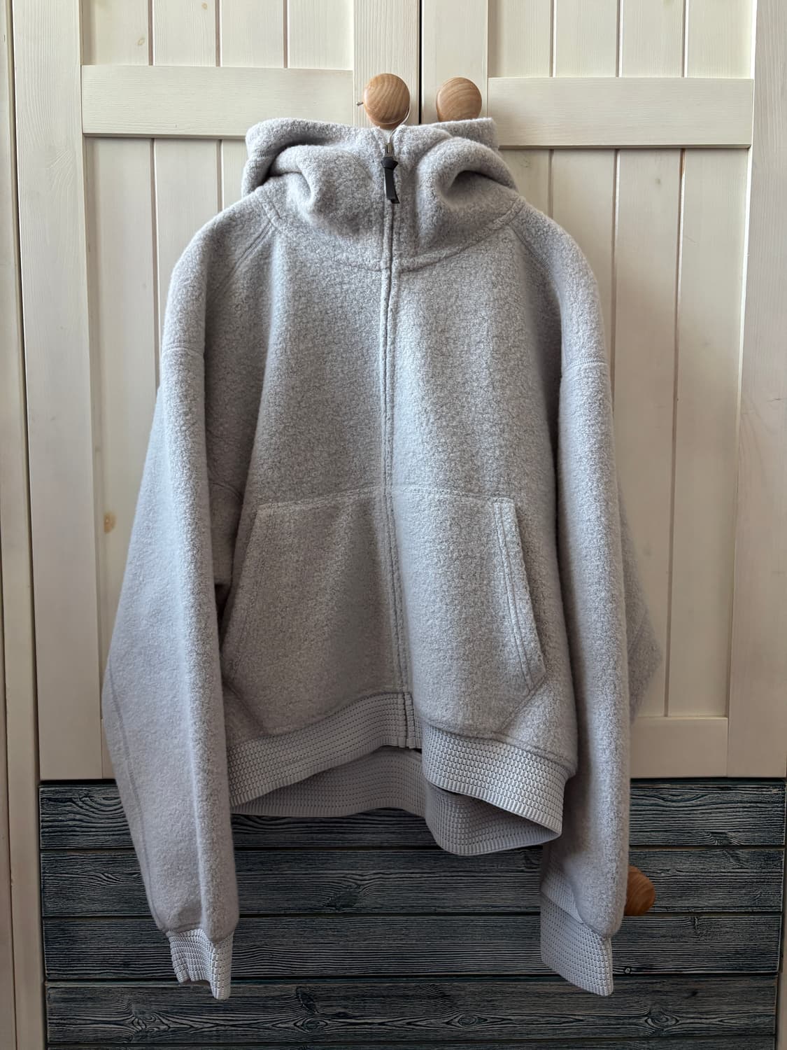 goldwin 0 골드윈 제로 울 플리스 후드 집업 2사이즈 상품이미지1