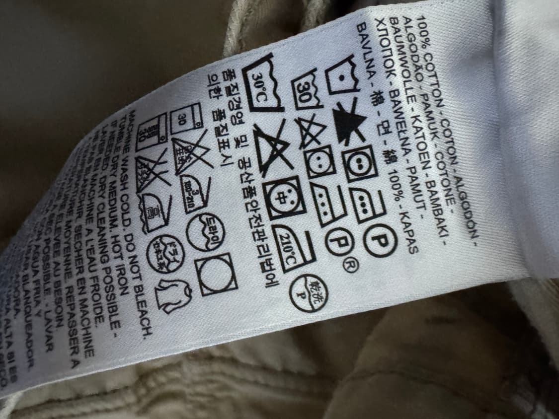 리바이스 Levis 클래식 치노 면바지 베이지 33.8인치 상품이미지6