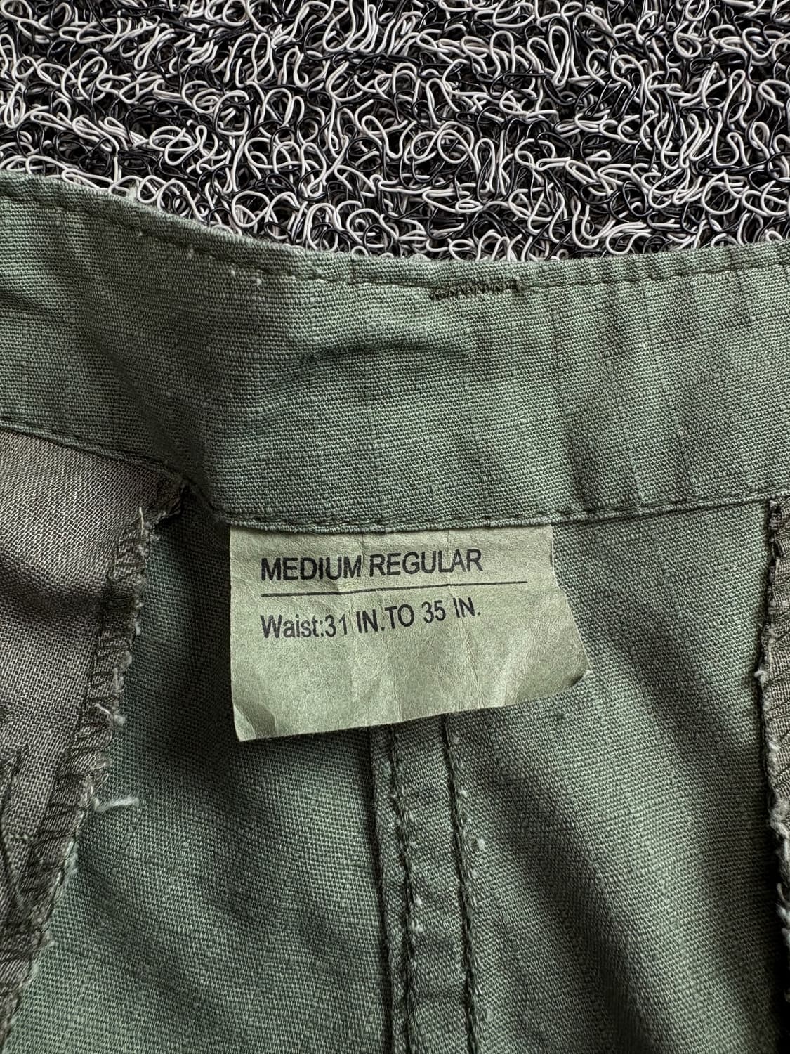 빈티지 밀리터리 미군 정글 퍼티그 카고 팬츠 3476 상품이미지3