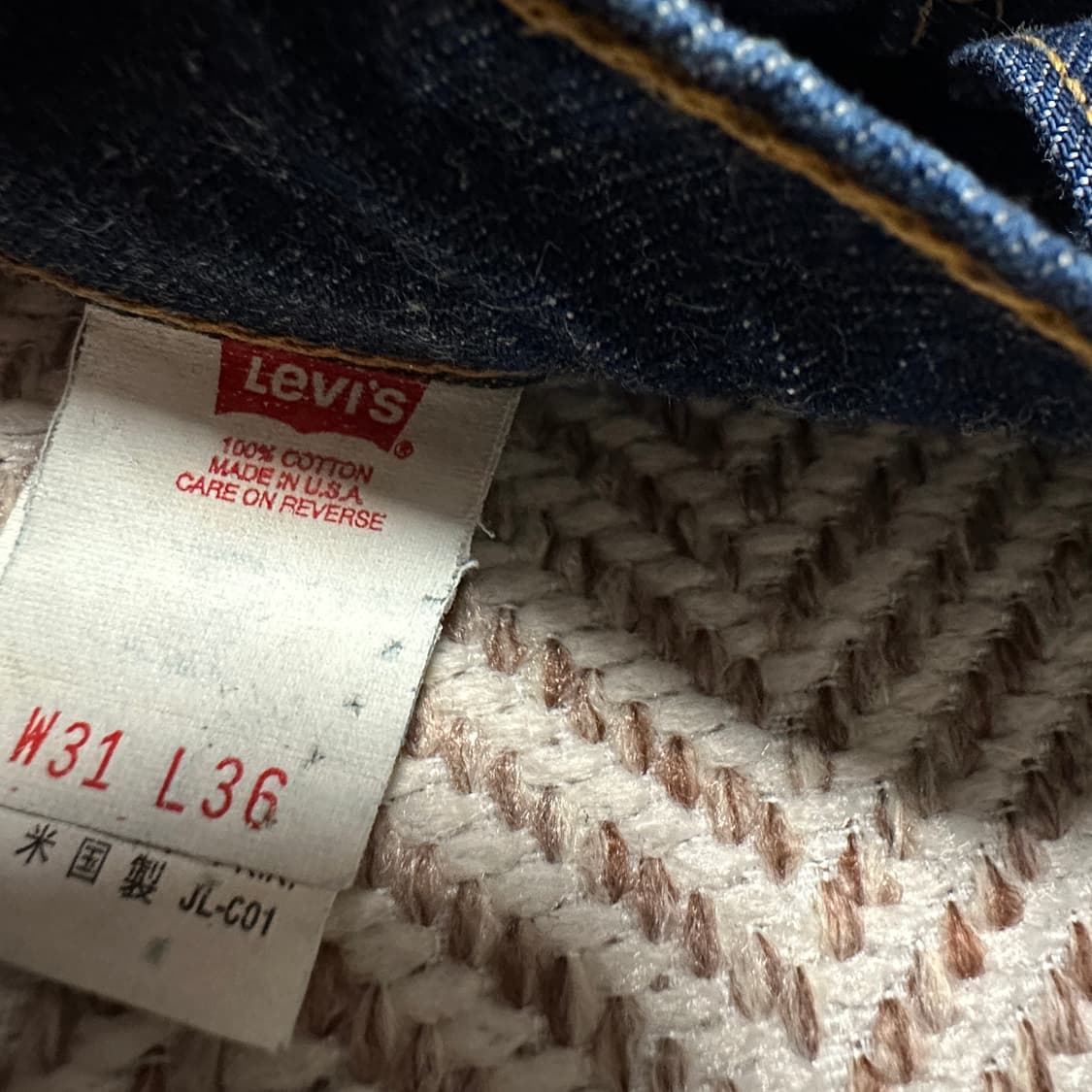 LEVI'S 519 90's usa made denim pants 상품이미지4