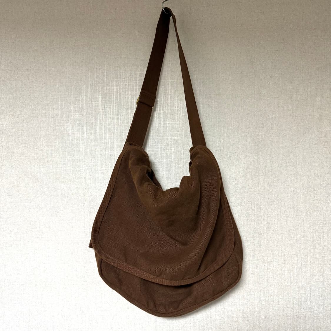 [OS]코모리 햄프 덕 브라운 숄더 백 상품이미지8