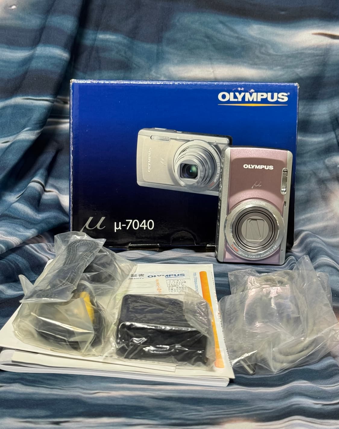 작례O) 올림푸스 뮤 7040 분홍🎀✨ 풀박스 초초미품 상품이미지1