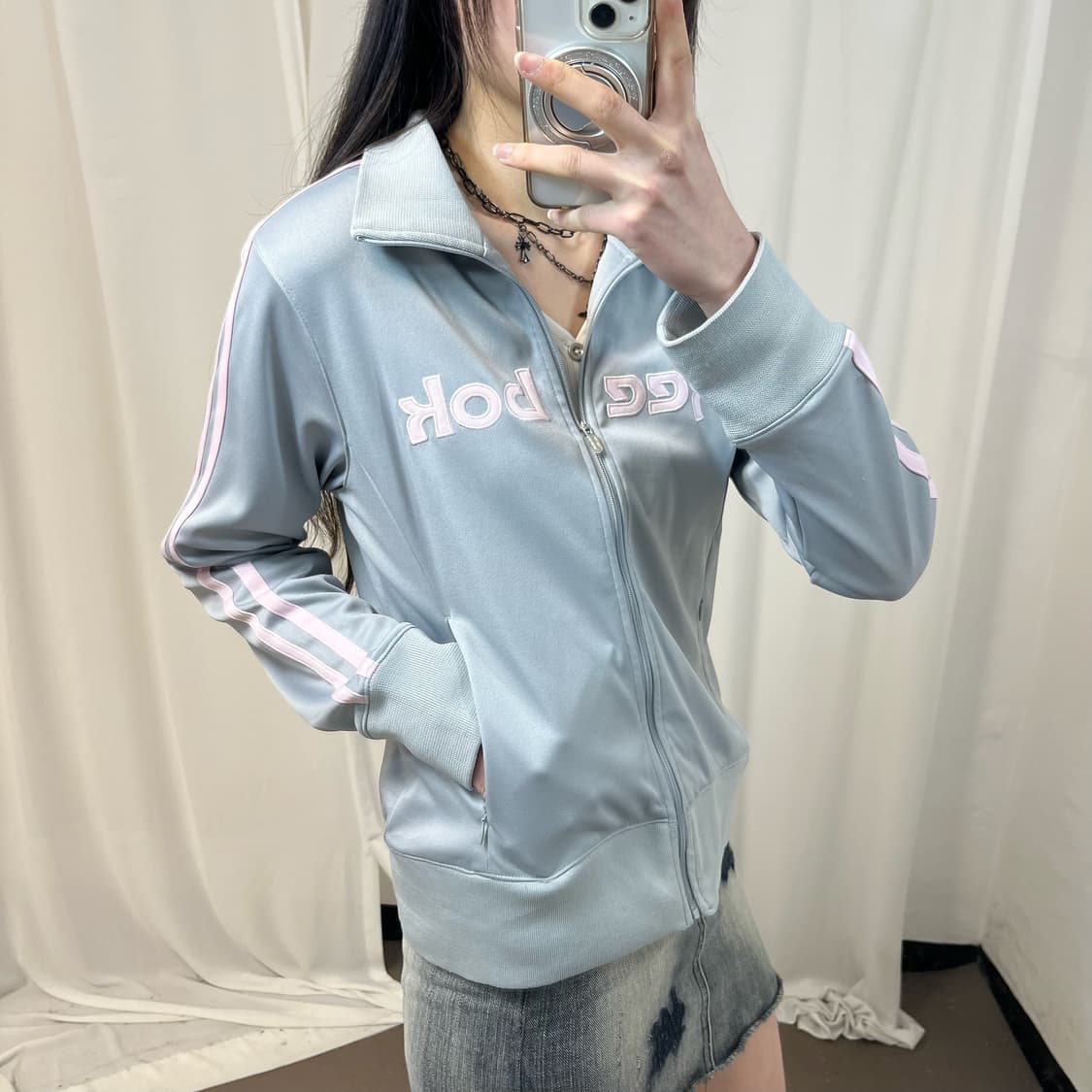 Reebok grey pink jersey 상품이미지3