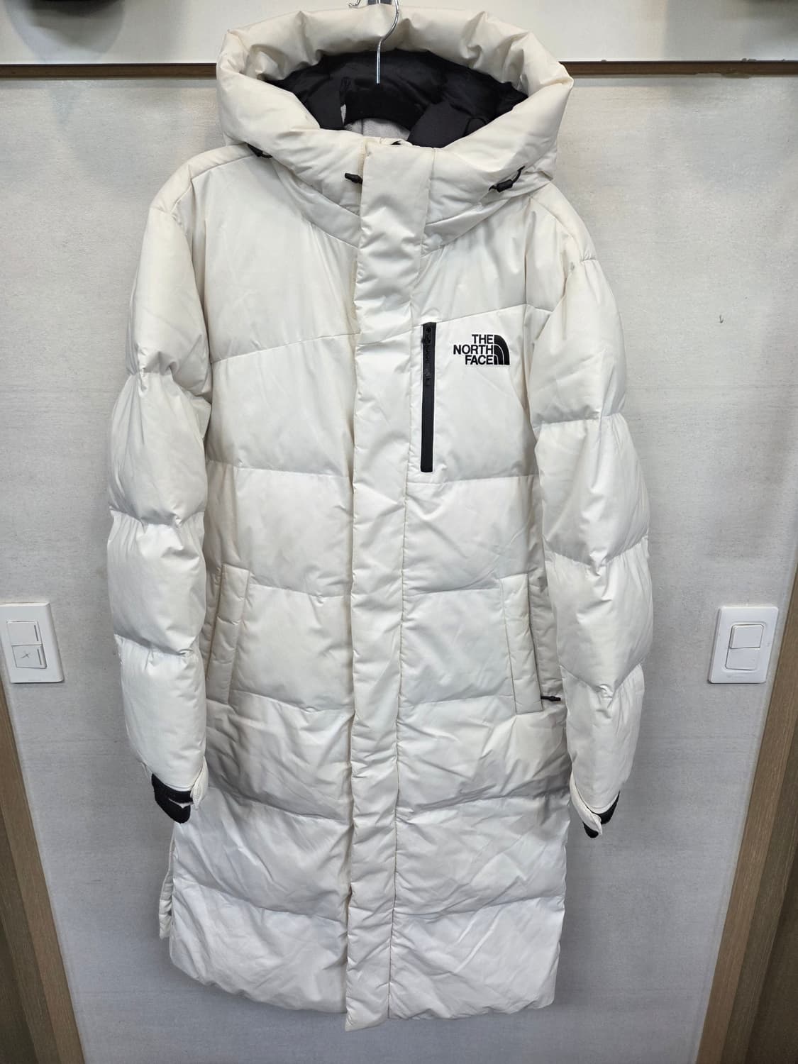 노스페이스 익스플로링 에코 덕다운 롱패딩 화이트  L 상품이미지1