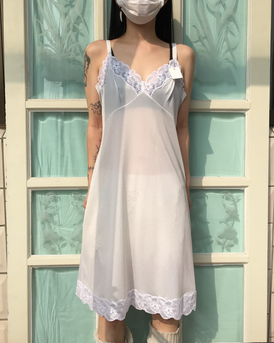 Lace point slip onepiece 상품이미지6