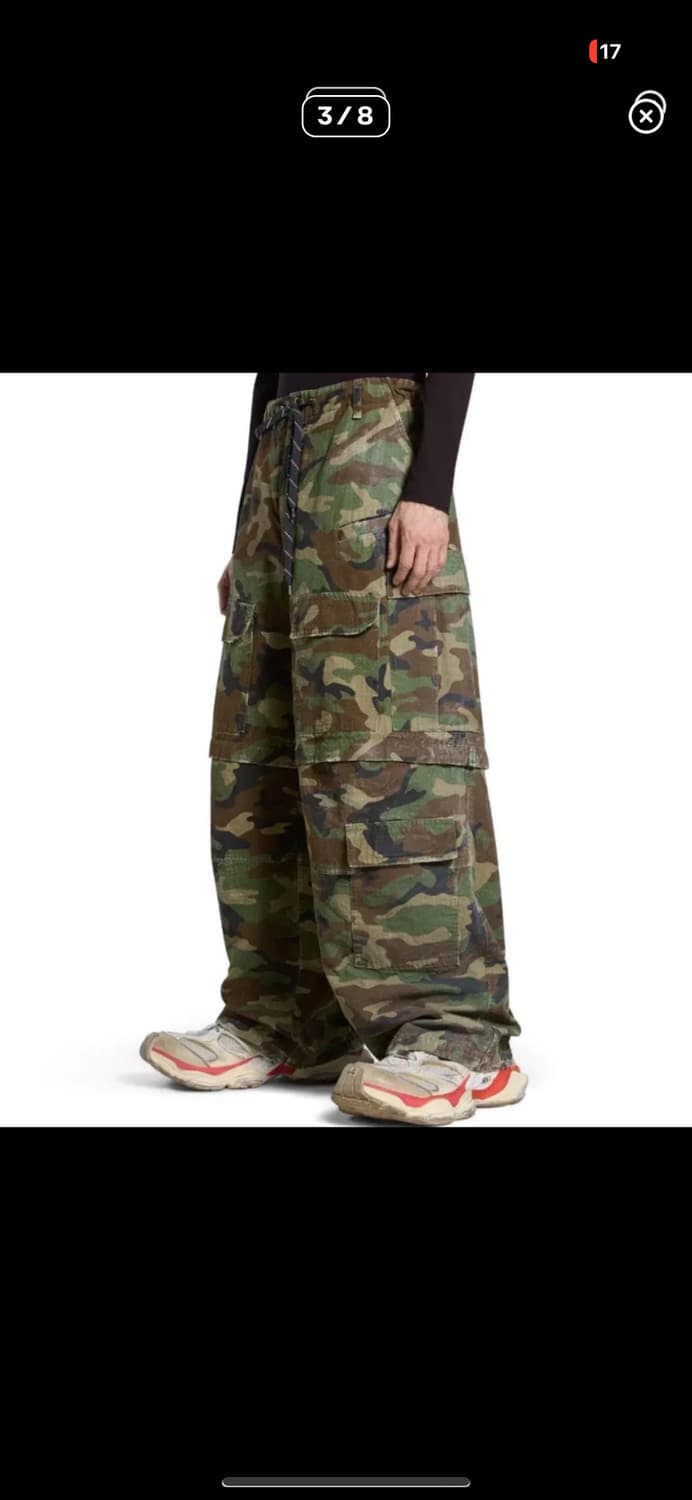 발렌시아가 카모 팬츠 상품이미지2