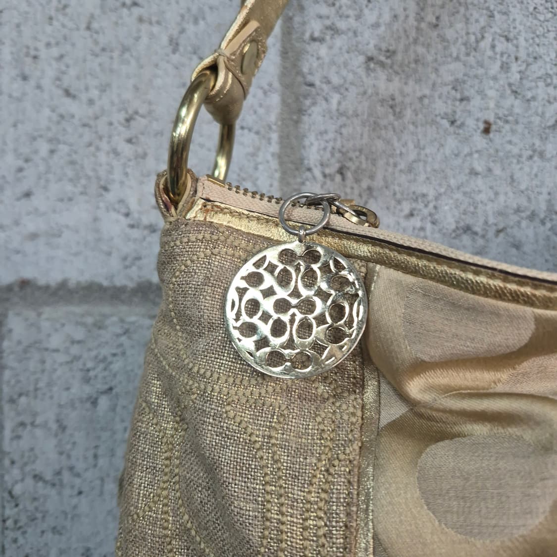 코치 메탈 패치워크 빈티지숄더백  상품이미지5