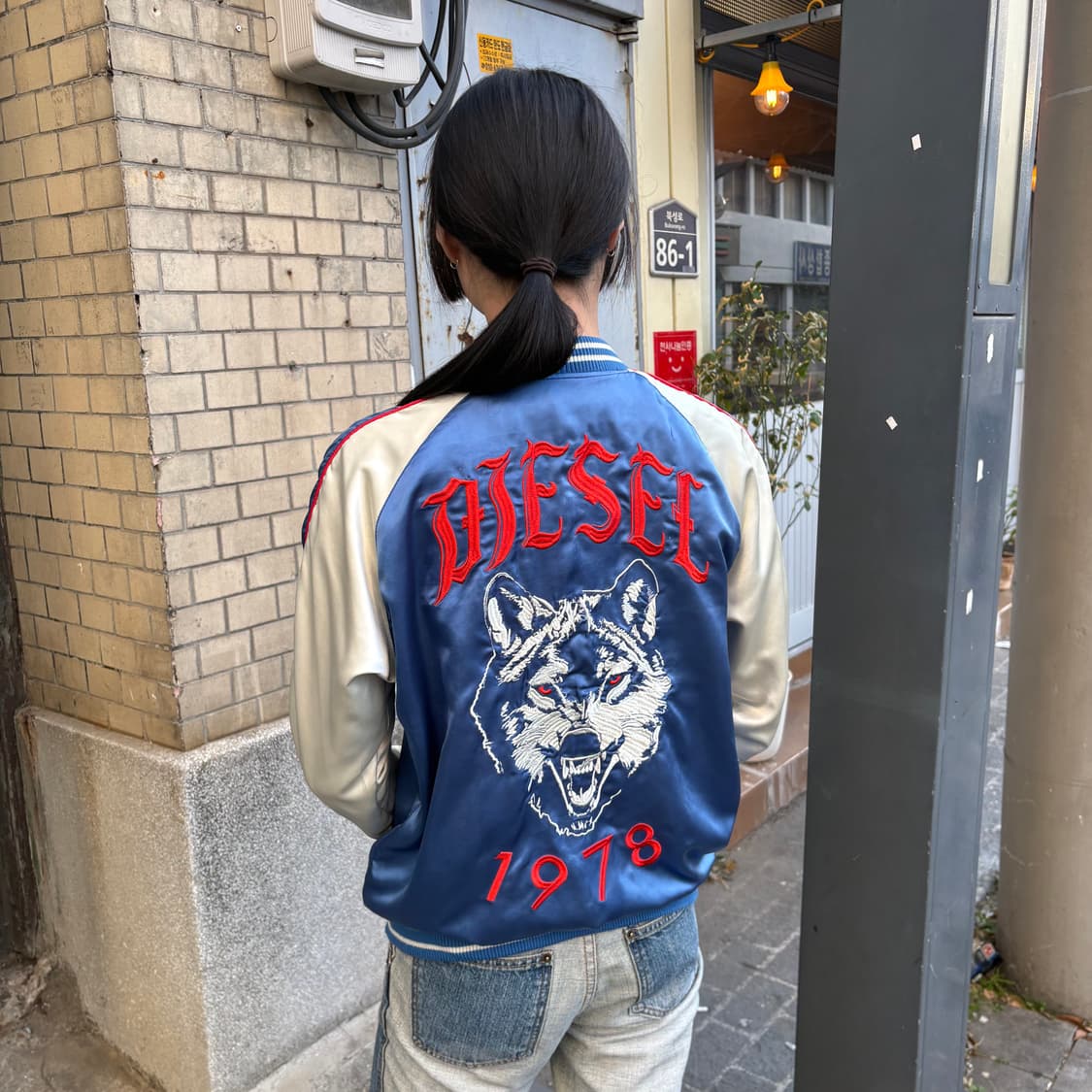 디젤 리버시블 늑대 스카쟌 상품이미지3