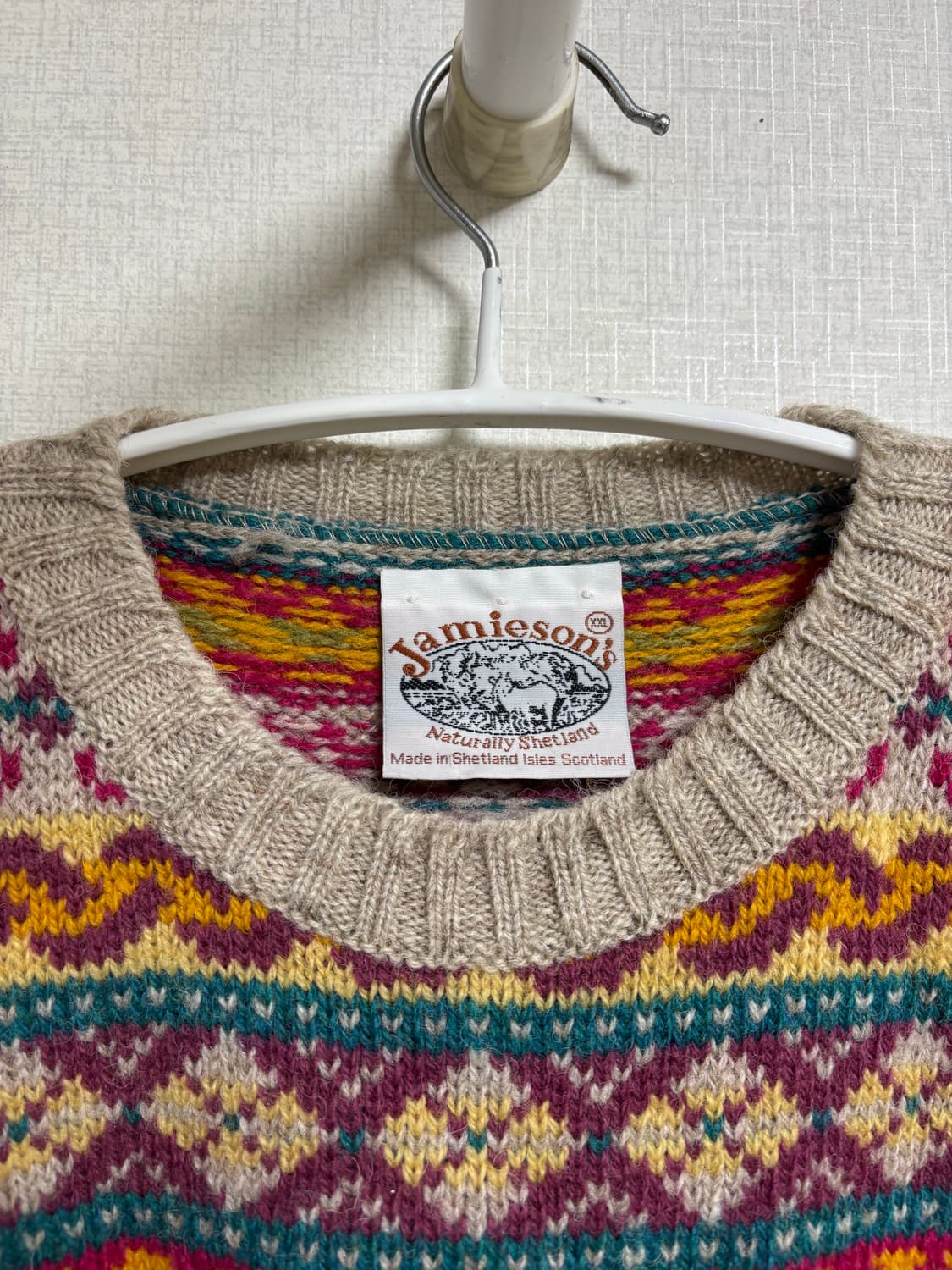 제이미슨스 JAMIESON.S 셰틀랜드 페어아일 울 스웨터 상품이미지2