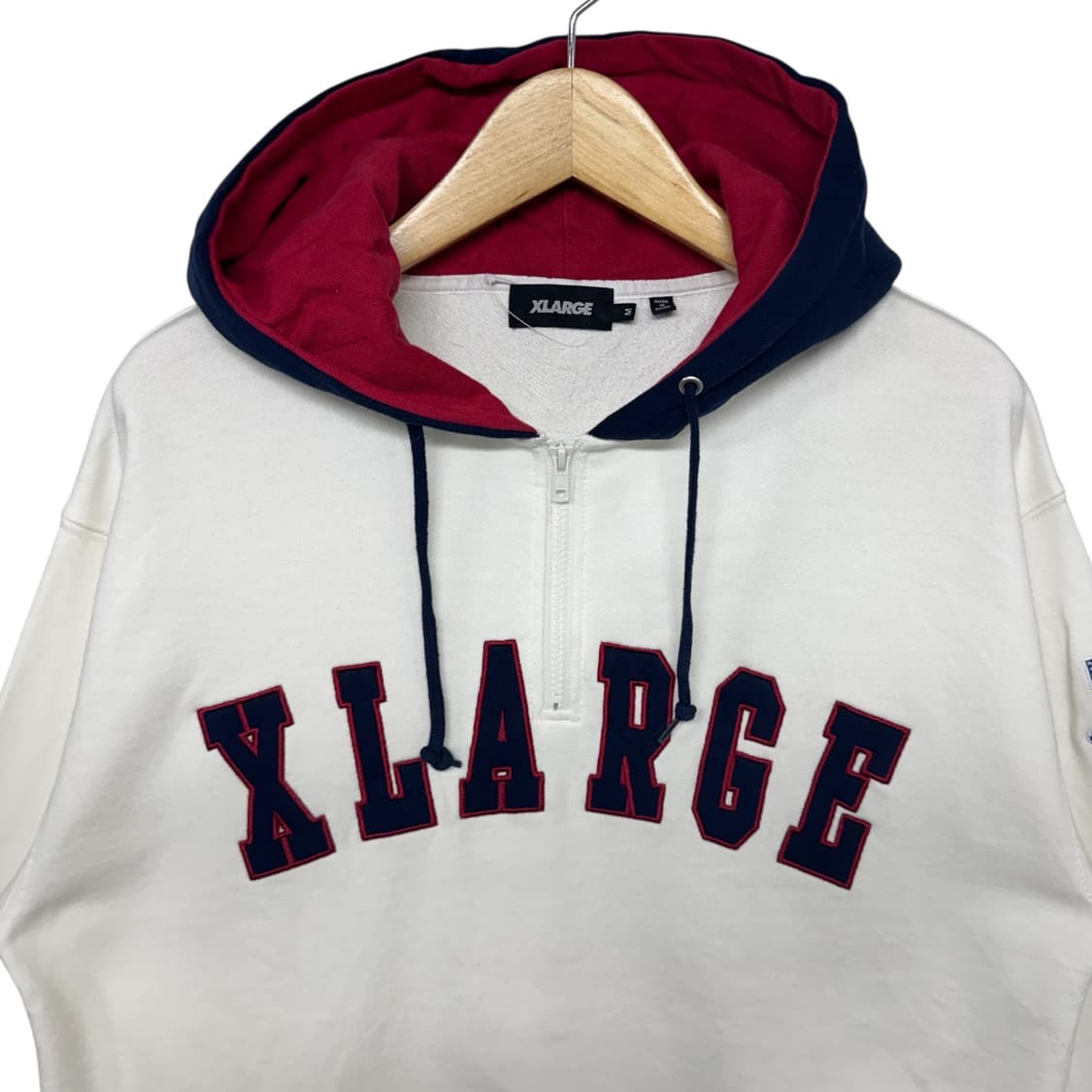 엑스라지 아치로고 반집업 후드 상품이미지2