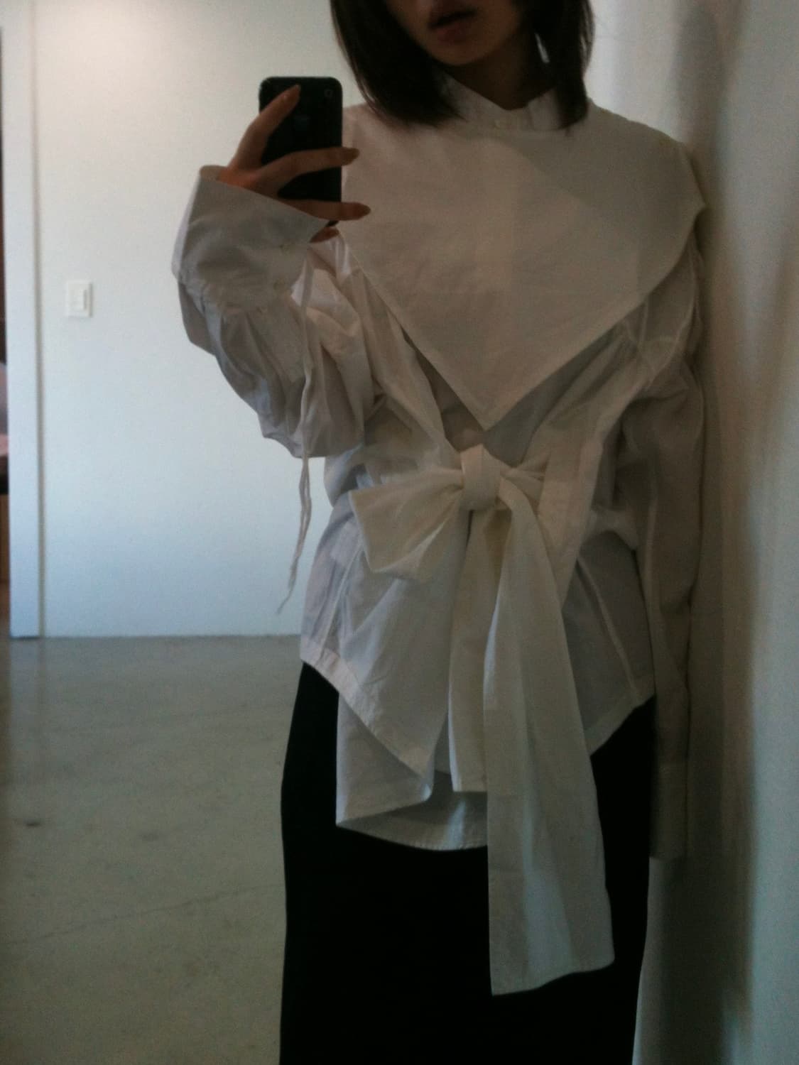 Midorikawa Panel Draped Shirt 상품이미지4