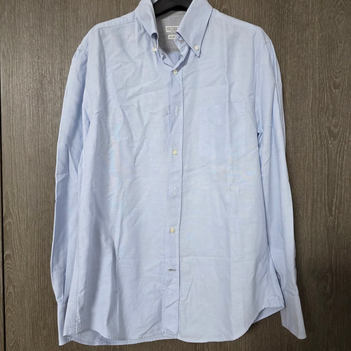 [정품] 브루넬로 쿠치넬리 슬림핏 코튼 셔츠 (M) 상품이미지3