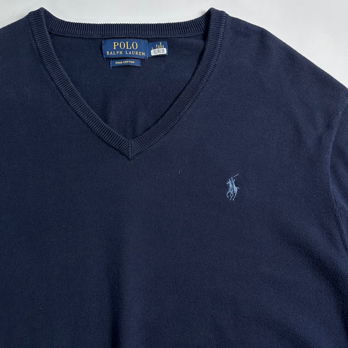 폴로 랄프로렌 네이비 코튼 니트 상품이미지3