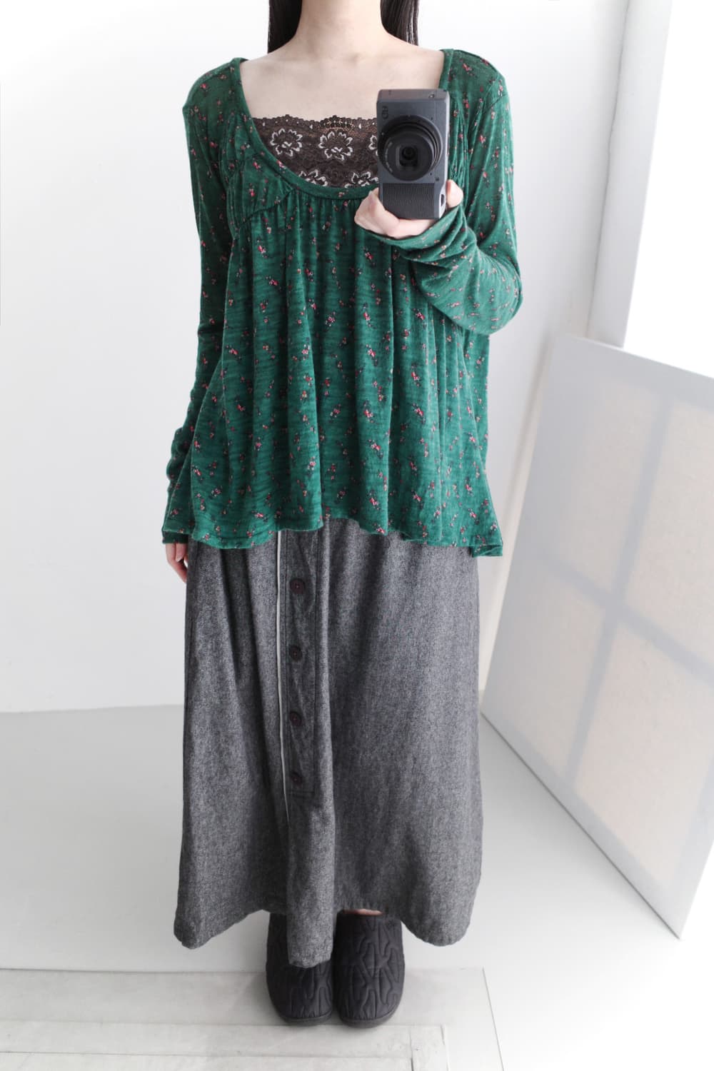 button skirt 상품이미지7