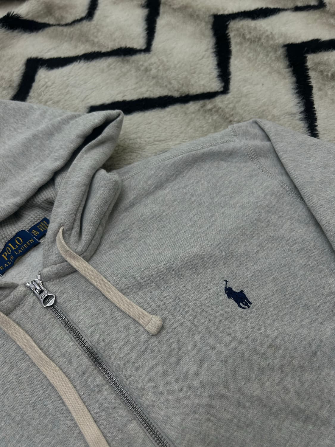 [XL]폴로랄프로렌 후드집업/멜란지그레이/기모 상품이미지1