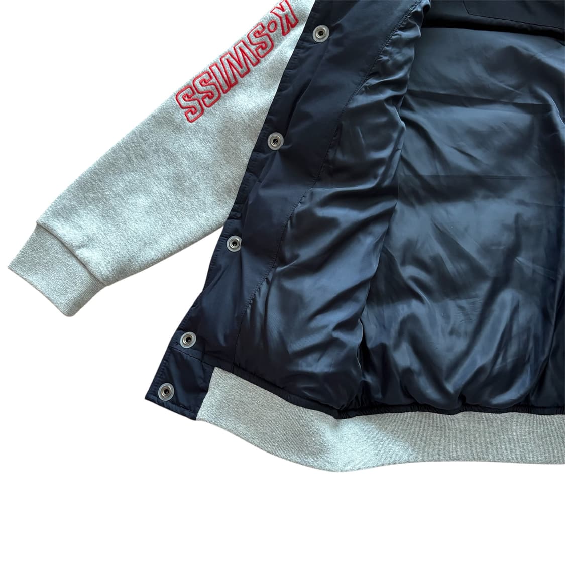 K-SWISS 맨투맨 레이어드 경량패딩 자켓  상품이미지3