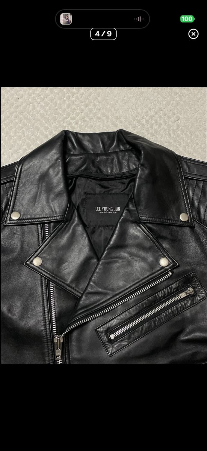 [52] 206 HOMME 웨스턴 무드 쉽스킨 양가죽 레더자켓 상품이미지4