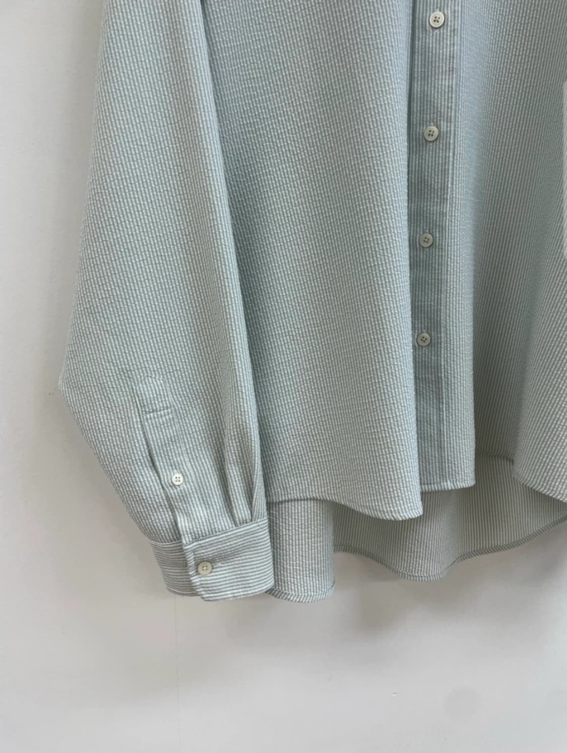 [판매] 이벳필드 시어서커 스트라이프 셔츠 (민트/그린) 상품이미지9