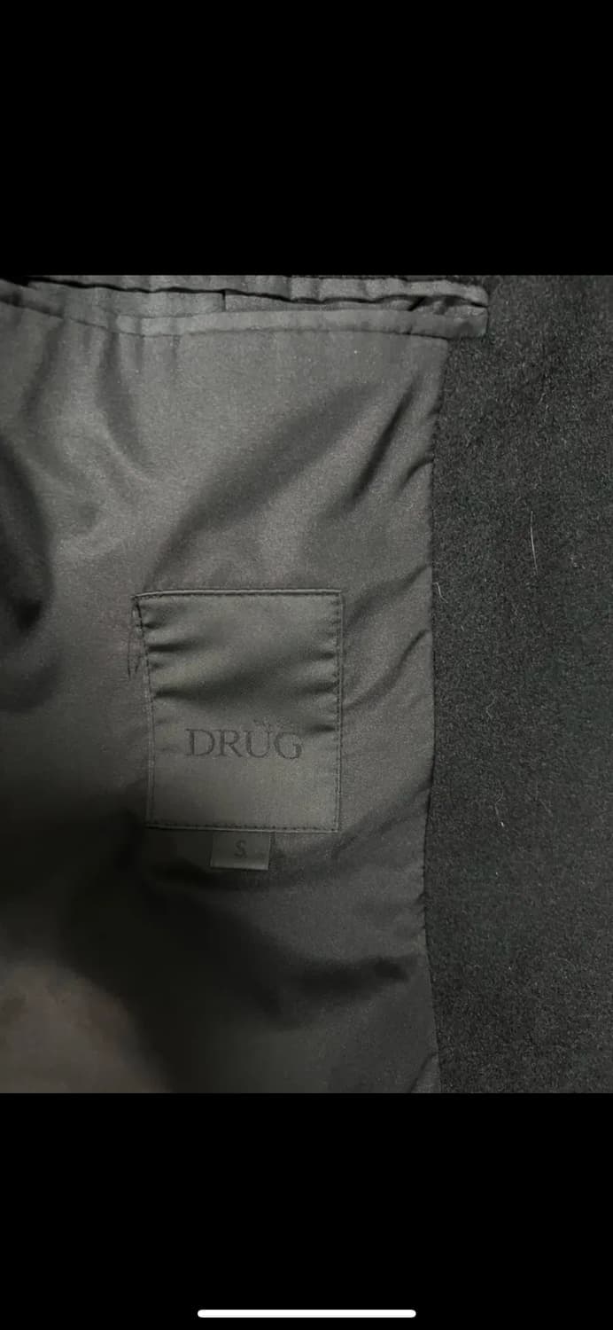 드로그옴므 버진울 트로피컬 코트 블랙 s95 상품이미지2