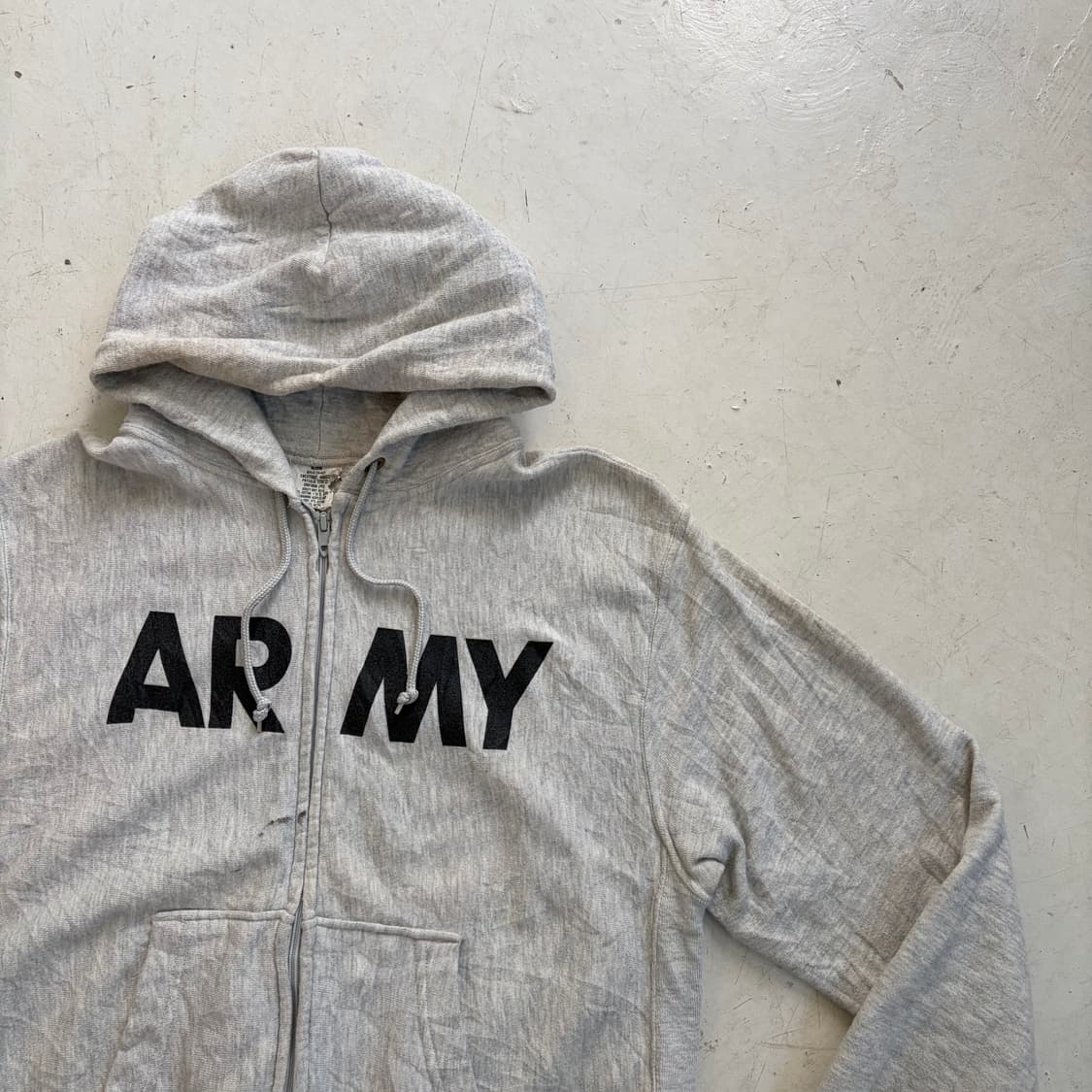 US ARMY USA OG 빈티지 후드집업 자켓 M 상품이미지2