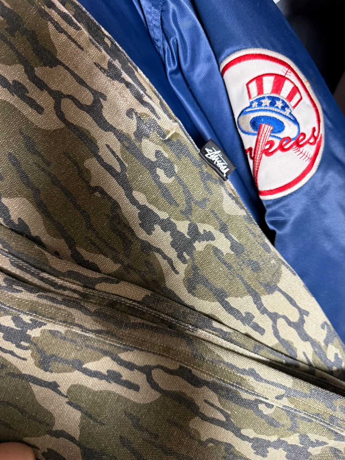 스투시 카모 모시 오크 캔버스 비치팬츠 s 상품이미지3