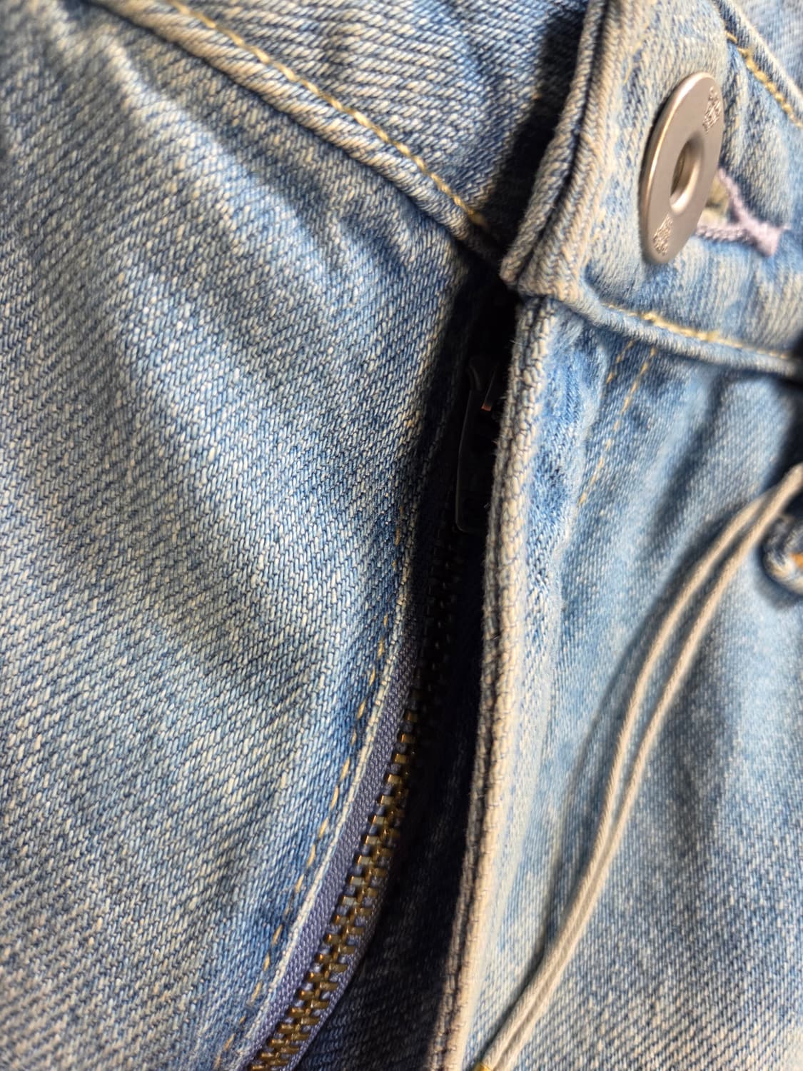 G-STAR RAW 청바지 라이트블루 페인팅 컷팅 여성(W29/L32) 상품이미지4