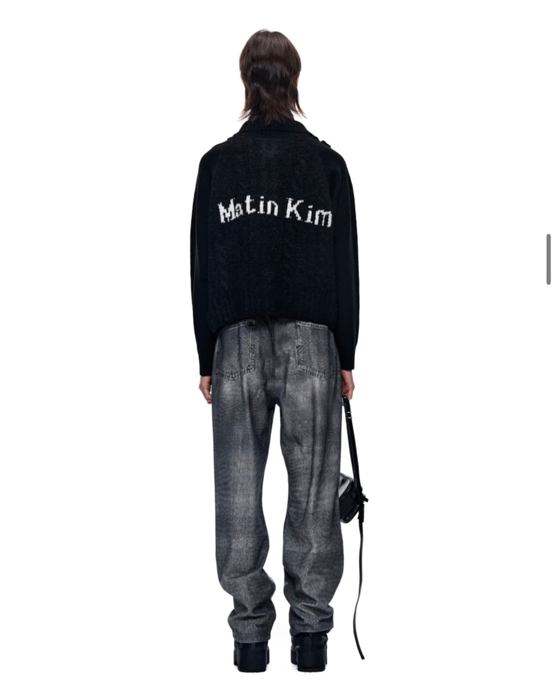 마뗑킴 VINTAGE GRAPHIC PRINTED DENIM PANTS 상품이미지5
