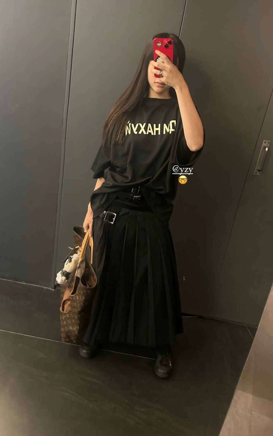 Junya watanabe belt skirt 나야와시님 착용 상품이미지4