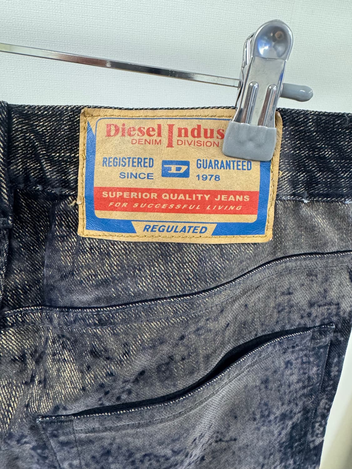 W32) 디젤 벨벳 데님 팬츠 상품이미지3