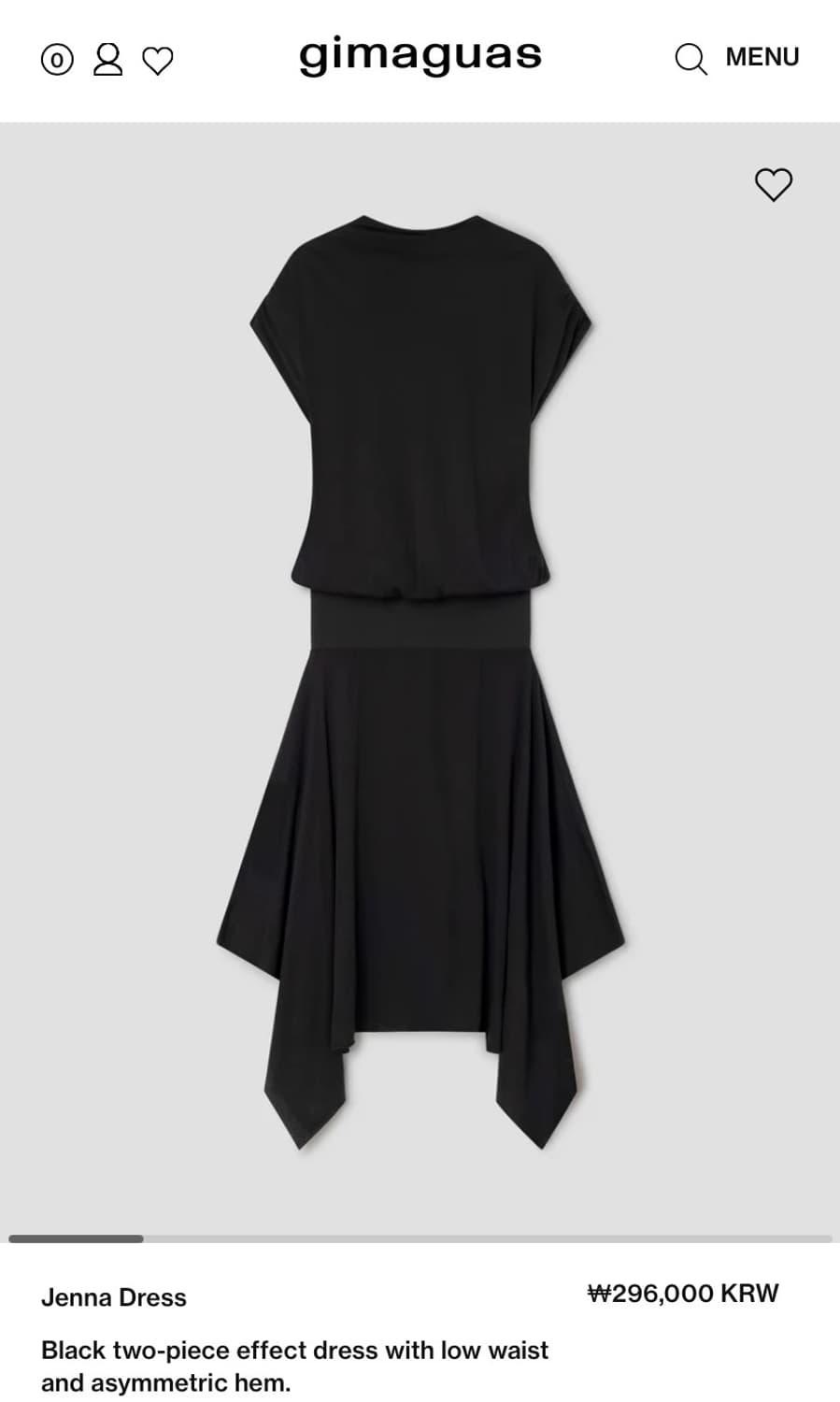 (S,M) 기마구아스 JENNA Maxi 드레스/ 블랙 상품이미지6