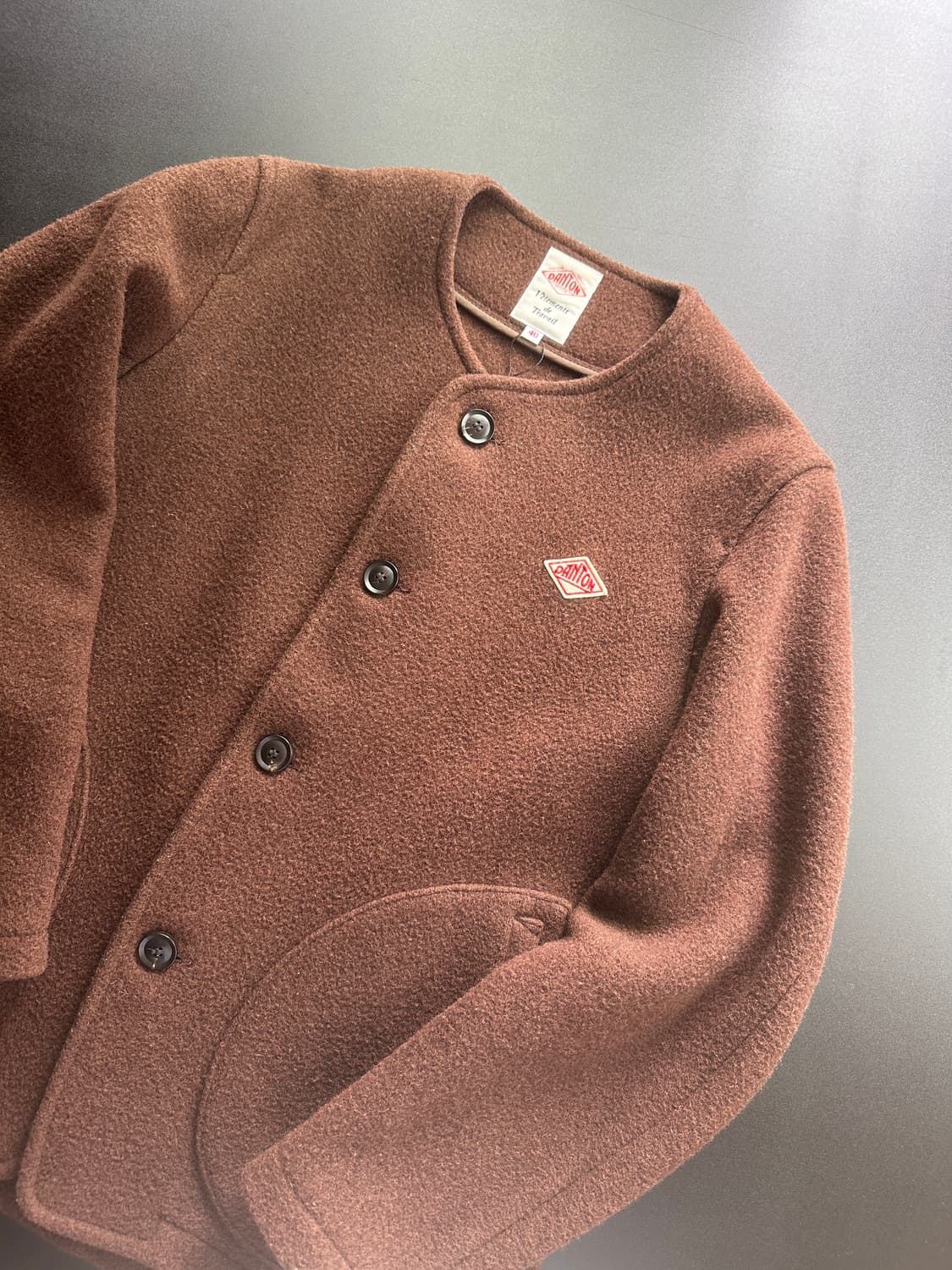 Danton wool half coat 상품이미지4