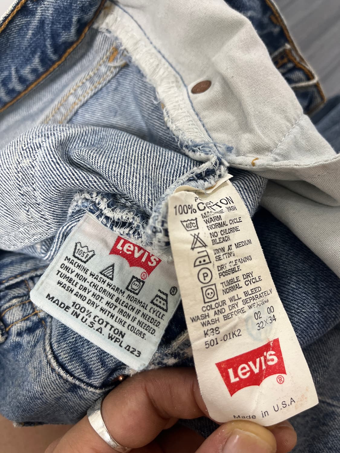 Made in U.S.A levis 501 W32 L34 상품이미지8