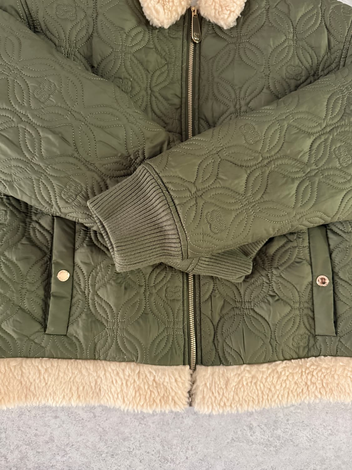 산드로 퀼팅 패딩 봄버자켓 상품이미지6