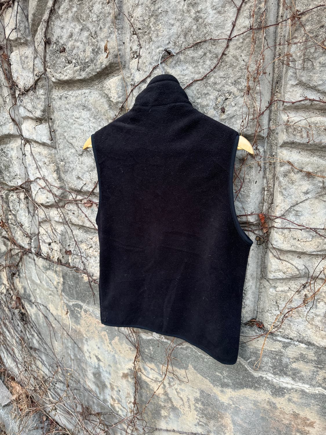 90s 파타고니아 usa 신칠라 플리스 후리스 베스트 조끼 블랙 상품이미지4