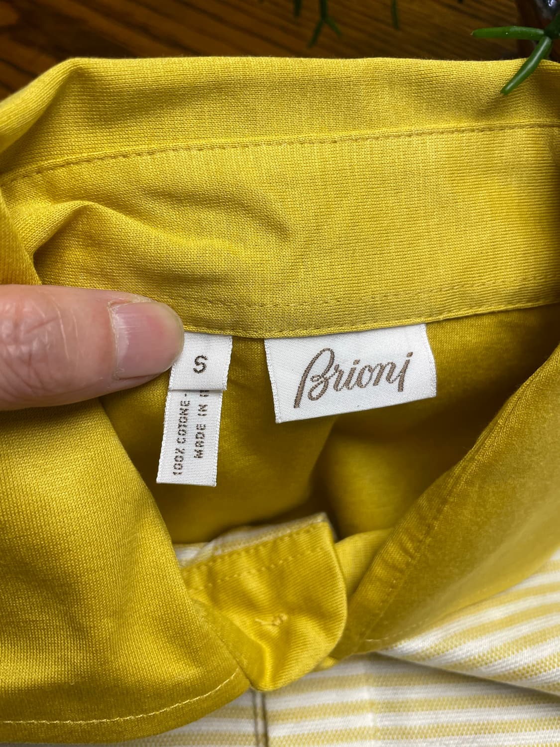 브리오니 옐로우 티셔츠 상품이미지2