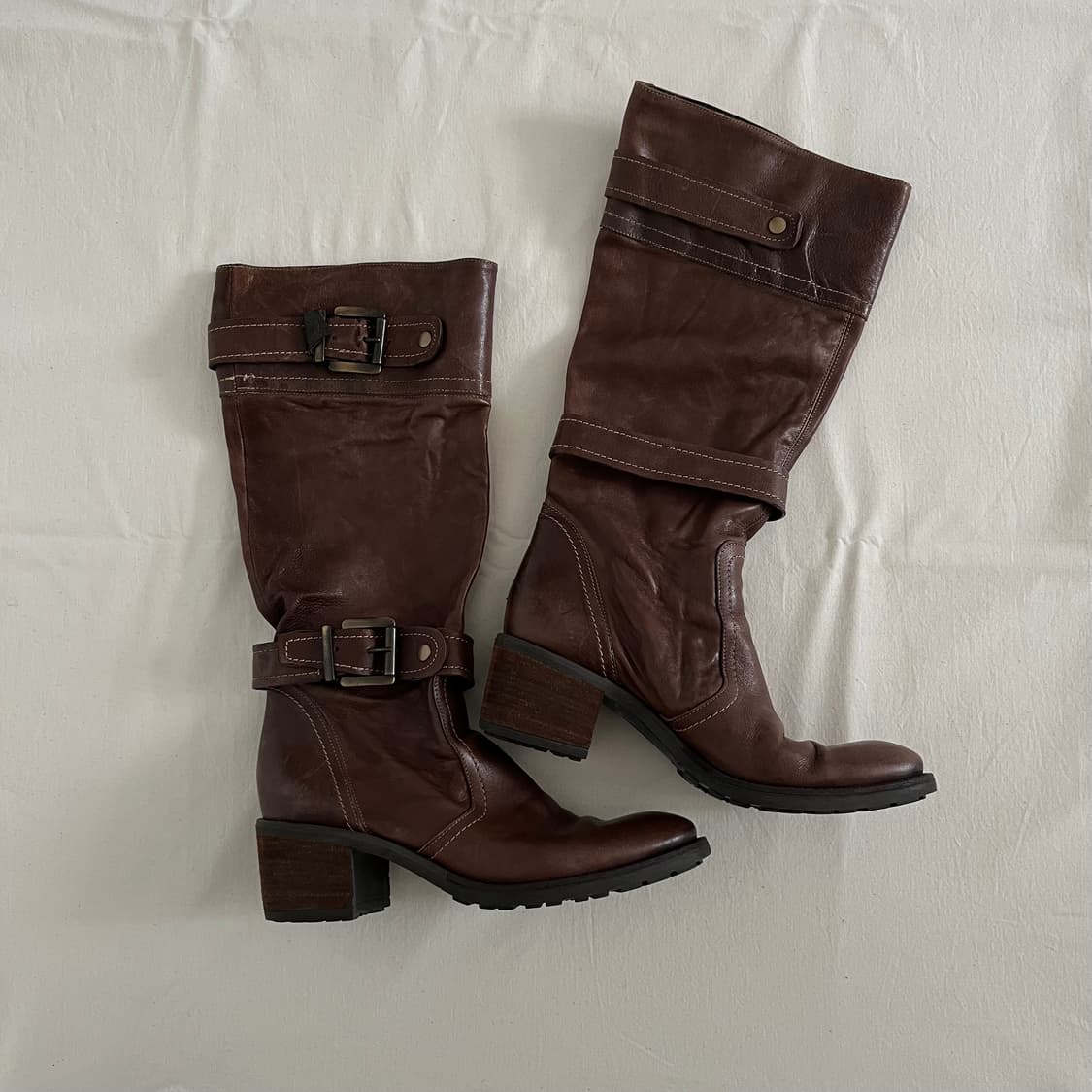 vintage leather boots 상품이미지1