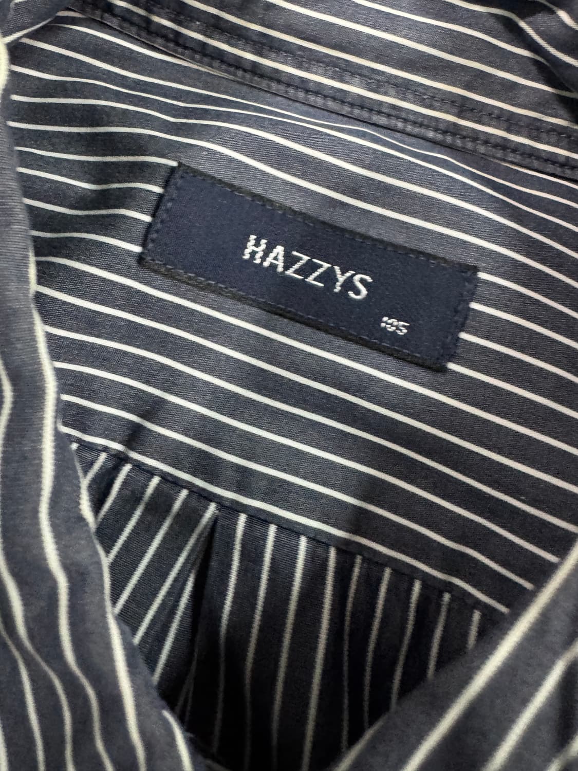 헤지스 Hazzys 스트라이프 긴팔 셔츠 XL 상품이미지3