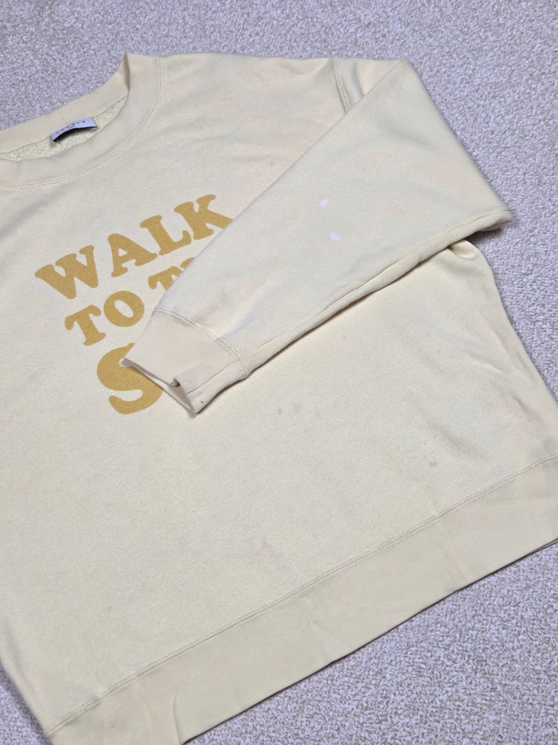 [산드로] WALK TO THE SUN 레터링 맨투맨 | A00340 상품이미지10