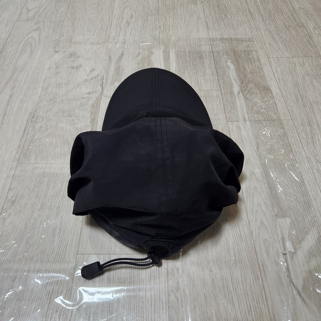 글랙 검정색 나일론 모자 상품이미지2