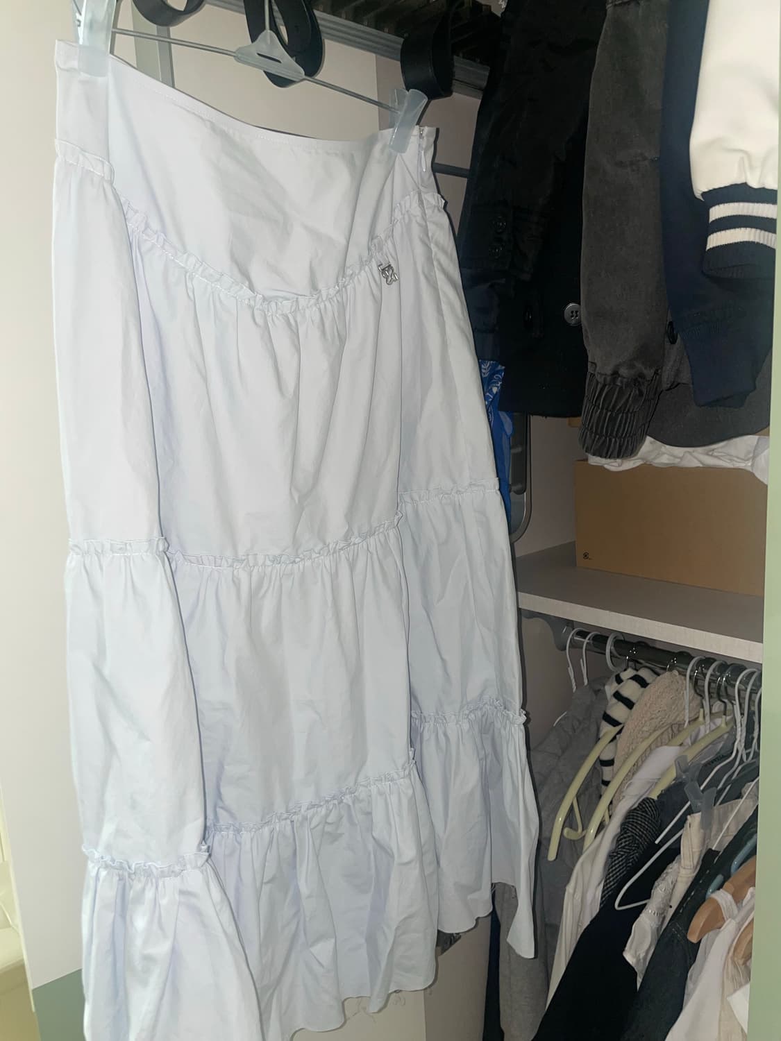 글로니 RODEO TIERED RUFFLE SKIRT (BABY BLUE 상품이미지2
