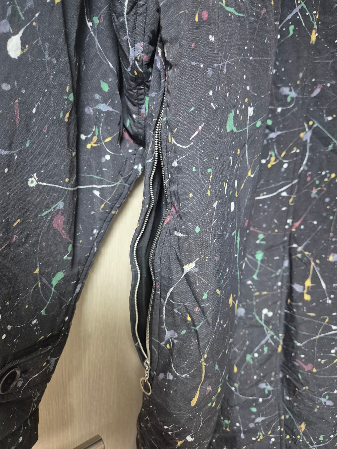 (정품) 네이버후드 X 올드조 프린팅 야상 롱코트 점퍼 18fw 협업 상품이미지4