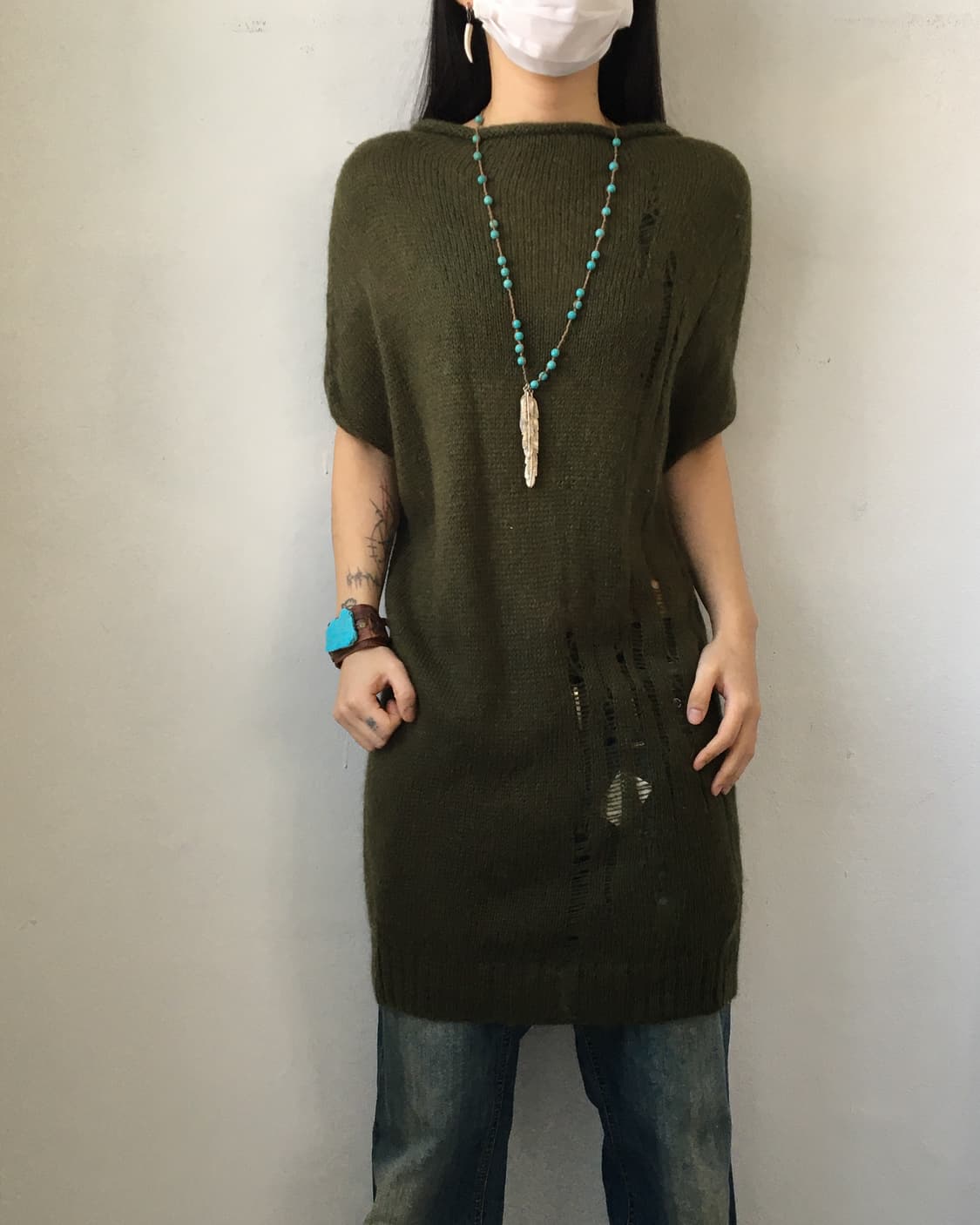 feather pendent necklace 상품이미지7