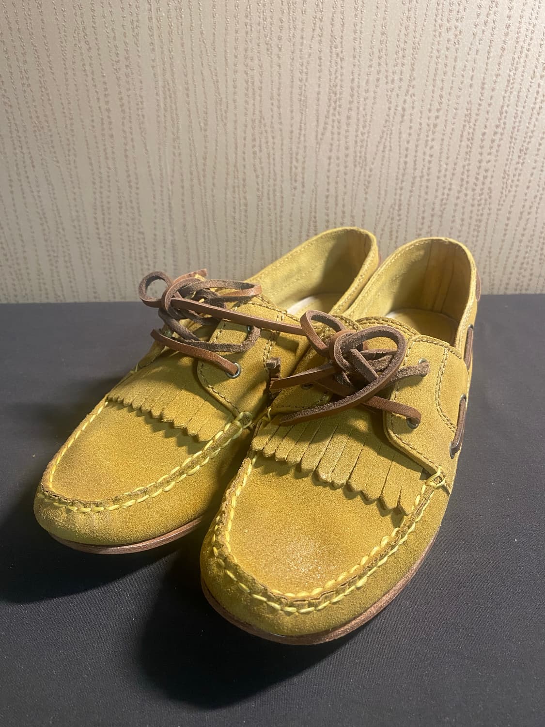 Frye wendy lace moc mustard 250 상품이미지3