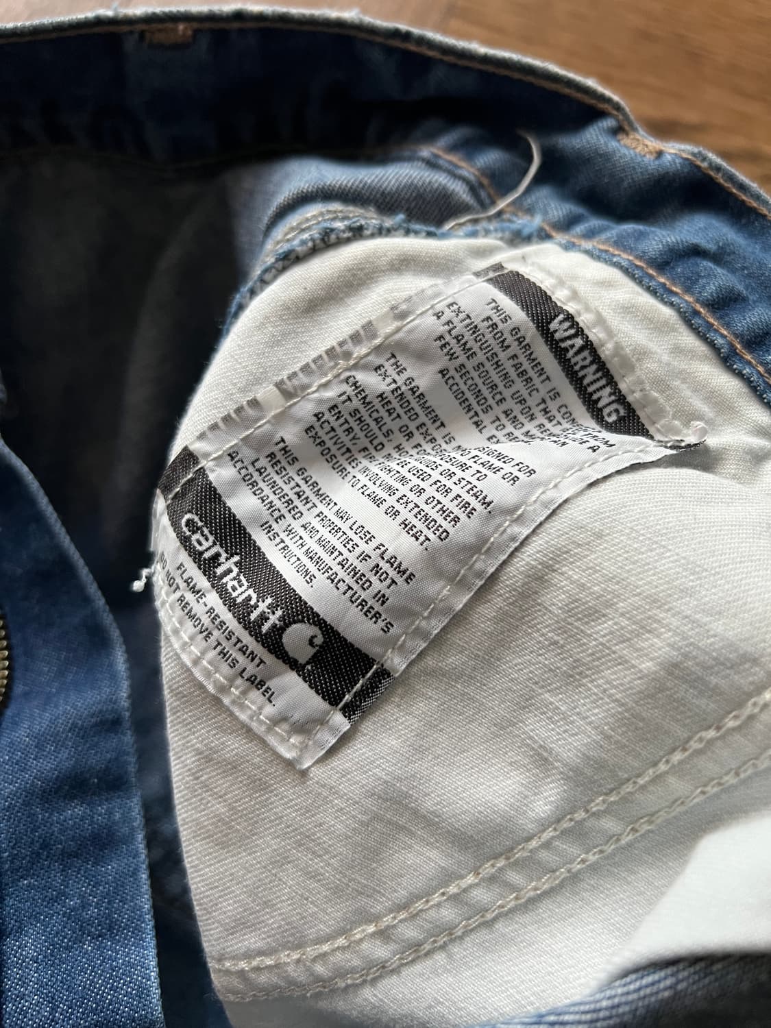 [34]칼하트FR USA 빈티지 워싱 싱글니 카펜터 워크 데님 팬츠 상품이미지5
