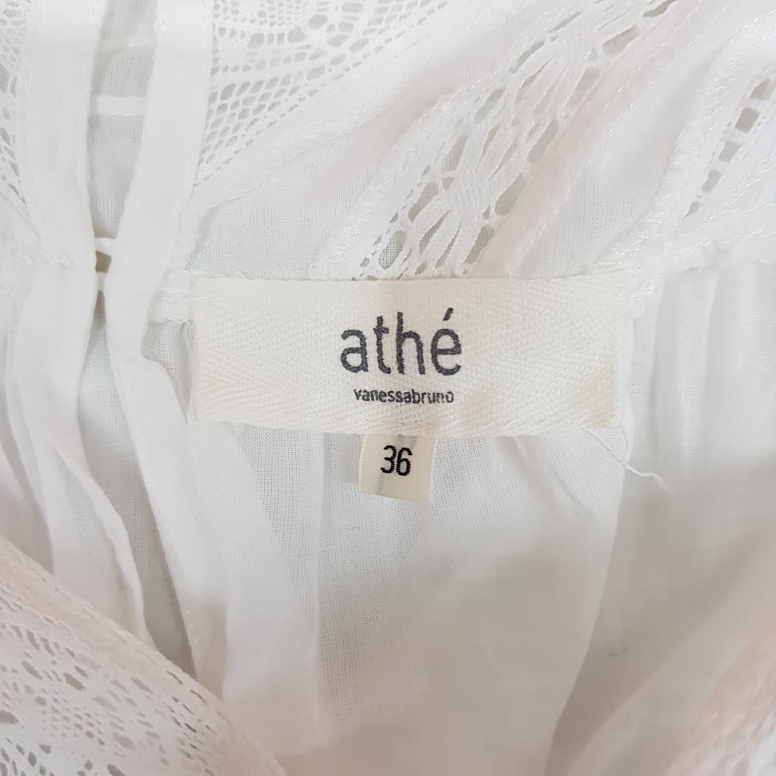 아떼바네사브루노  레이스 면 블라우스 36사이즈 상품이미지5