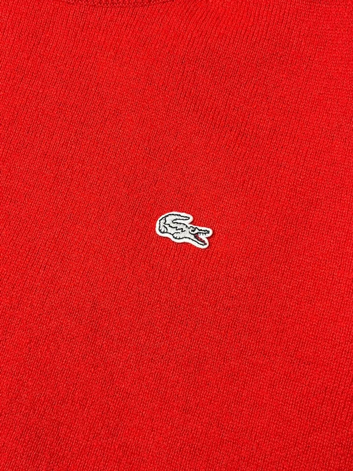 라코스테 화이트 크록 엘보 패치 울 니트 PN5333 상품이미지3