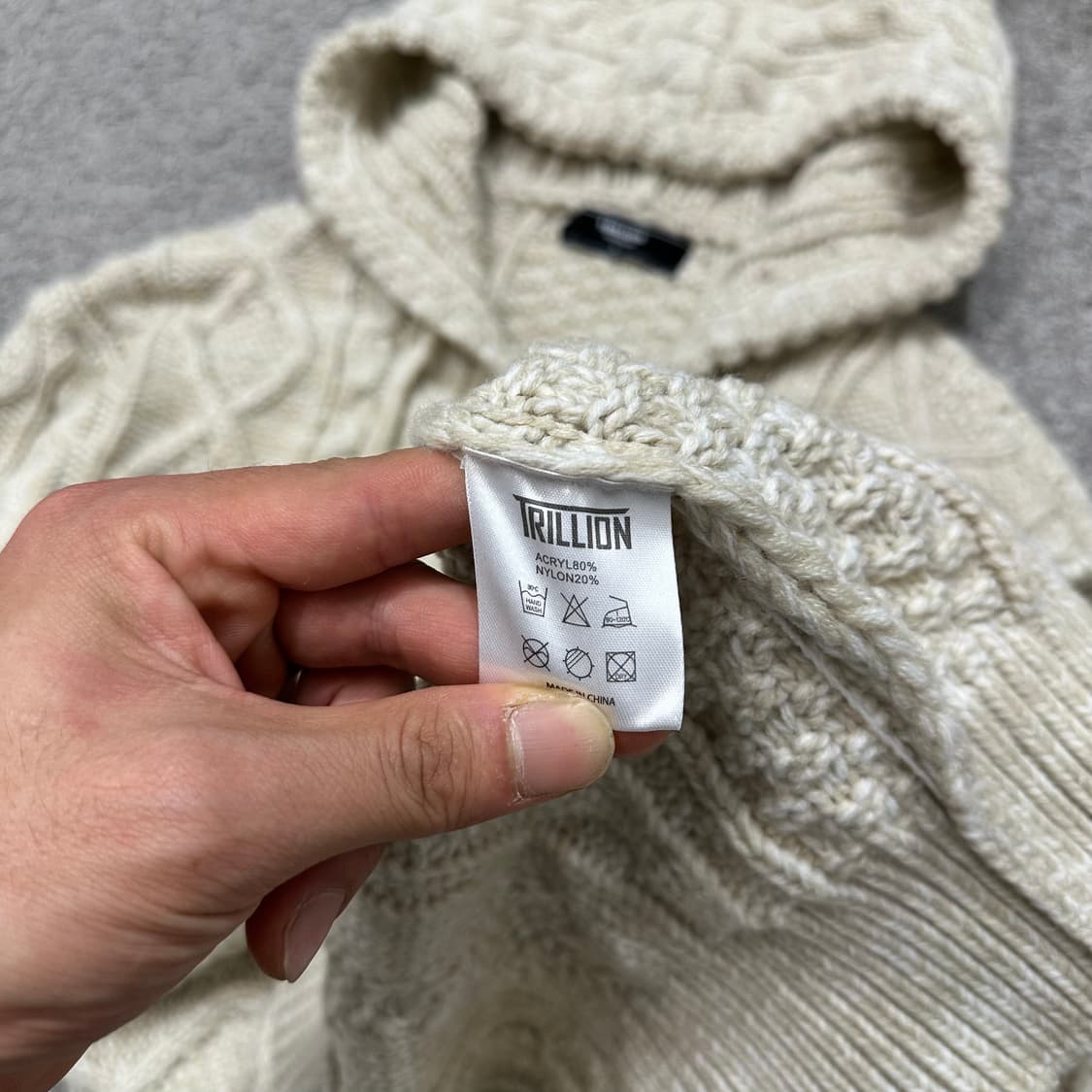 [100] 트릴리온 니트후드집업 상품이미지4