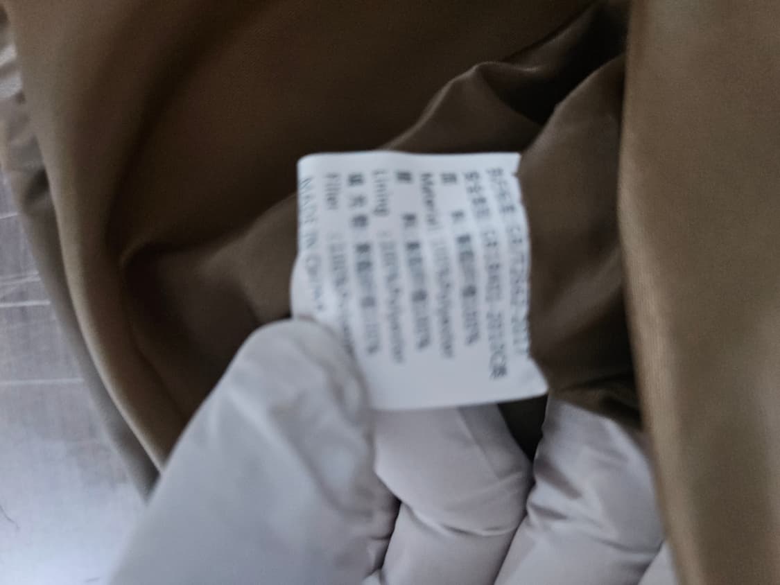 카키 브라운 패딩 점퍼 L 상품이미지4