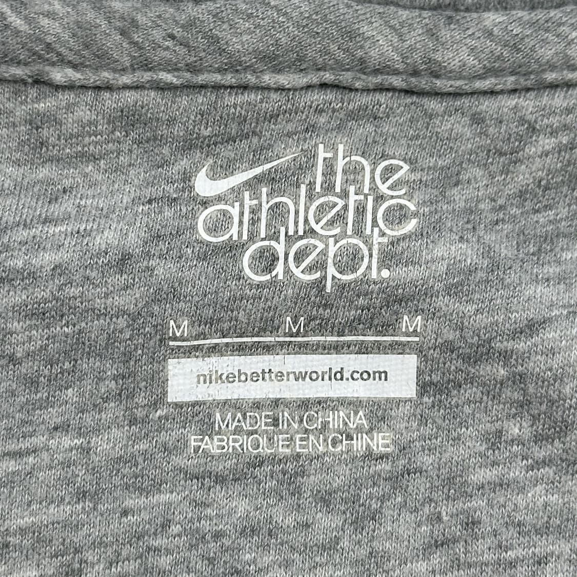 나이키 애슬레틱 구형 반팔 스웻 후드집업 그레이 여성M 상품이미지5
