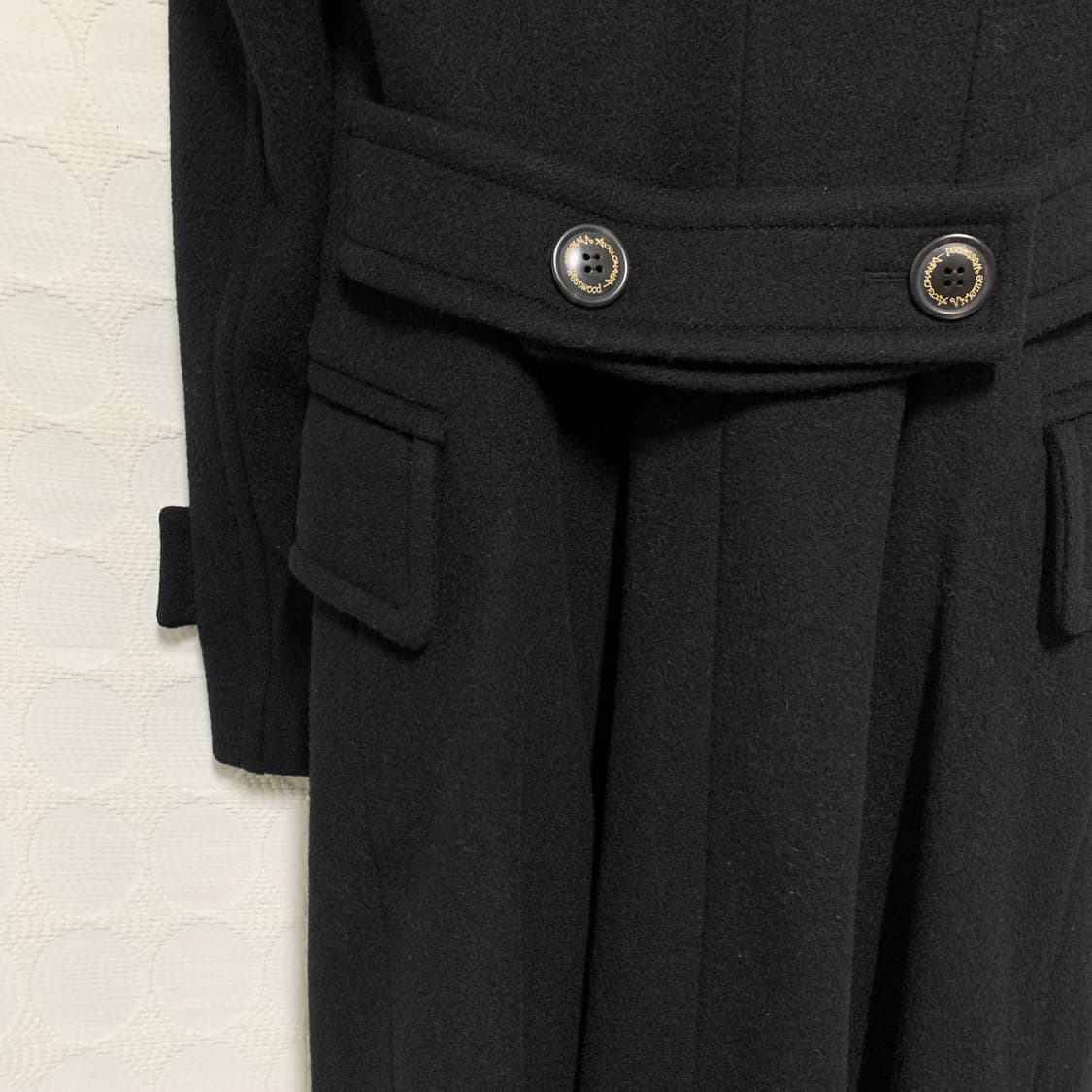 vivienne westwood퍼 카라 울 코트 상품이미지6